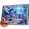 (60*50cm)Wolf - Full Square Drill Diamond Painting