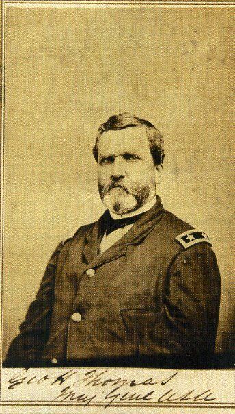 GEORGE H THOMAS (1816-1870) Signed Photo Poster paintinggraph - General US Union Army - preprint