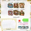 (US Only)6PCS DIY Merry Christmas Diamond Art Greeting Cards Congratulations Cards & Gift