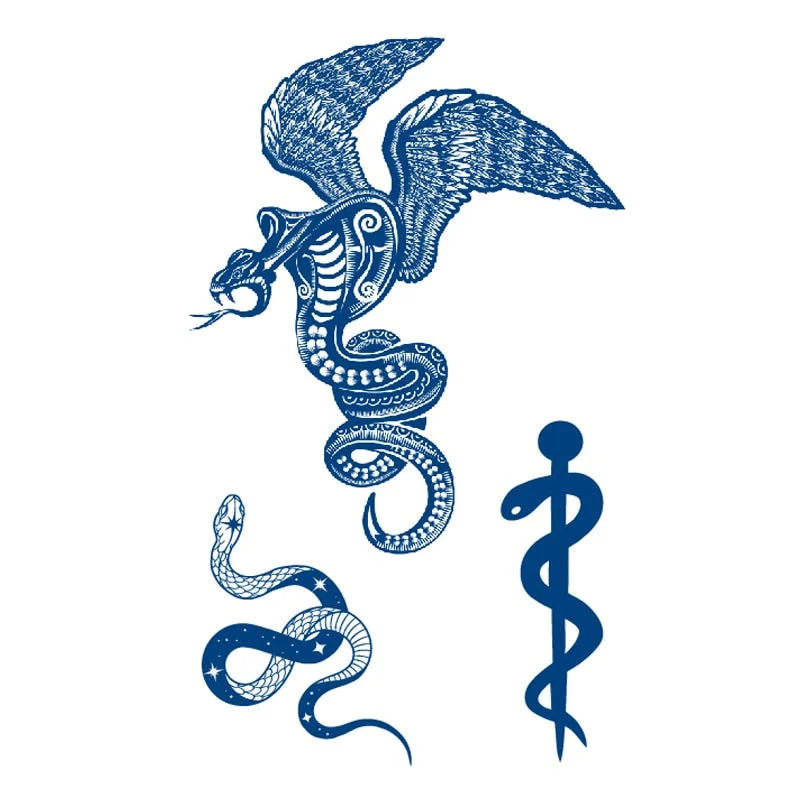 Juice Lasting Ink Tattoo Body Art Waterproof Temporary Sticker Snake Musical Note Women Totem Small Paw Rose Arm Fake Tattoos