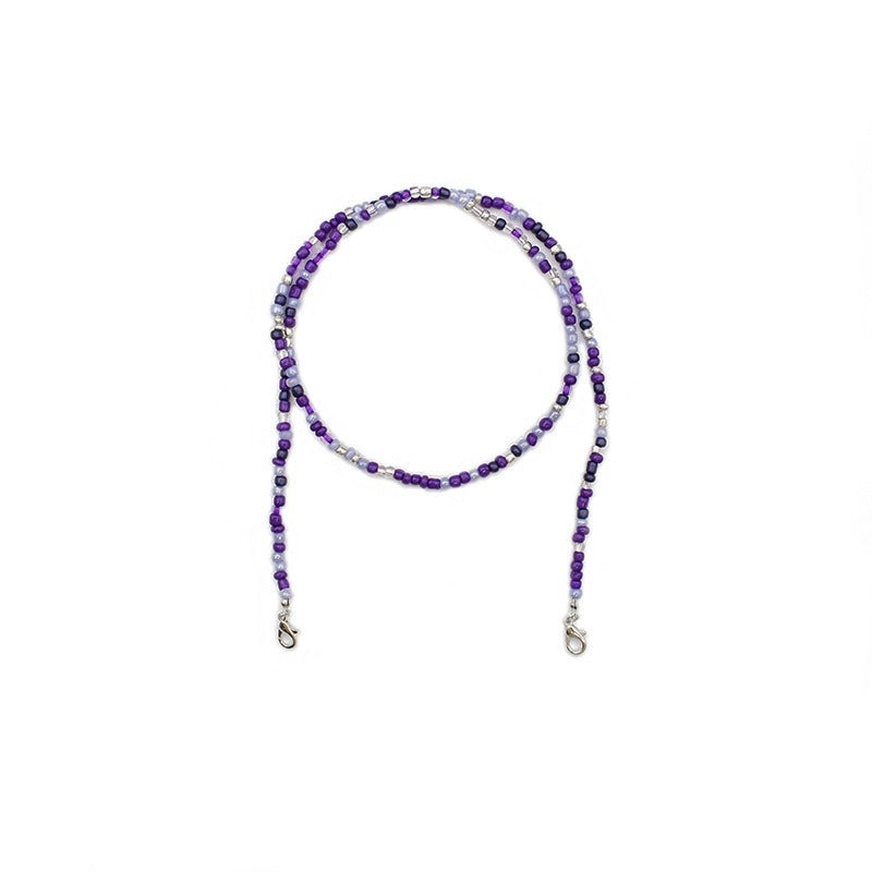 Casual Minimalist Geometric Crystal Unisex Glasses Chain