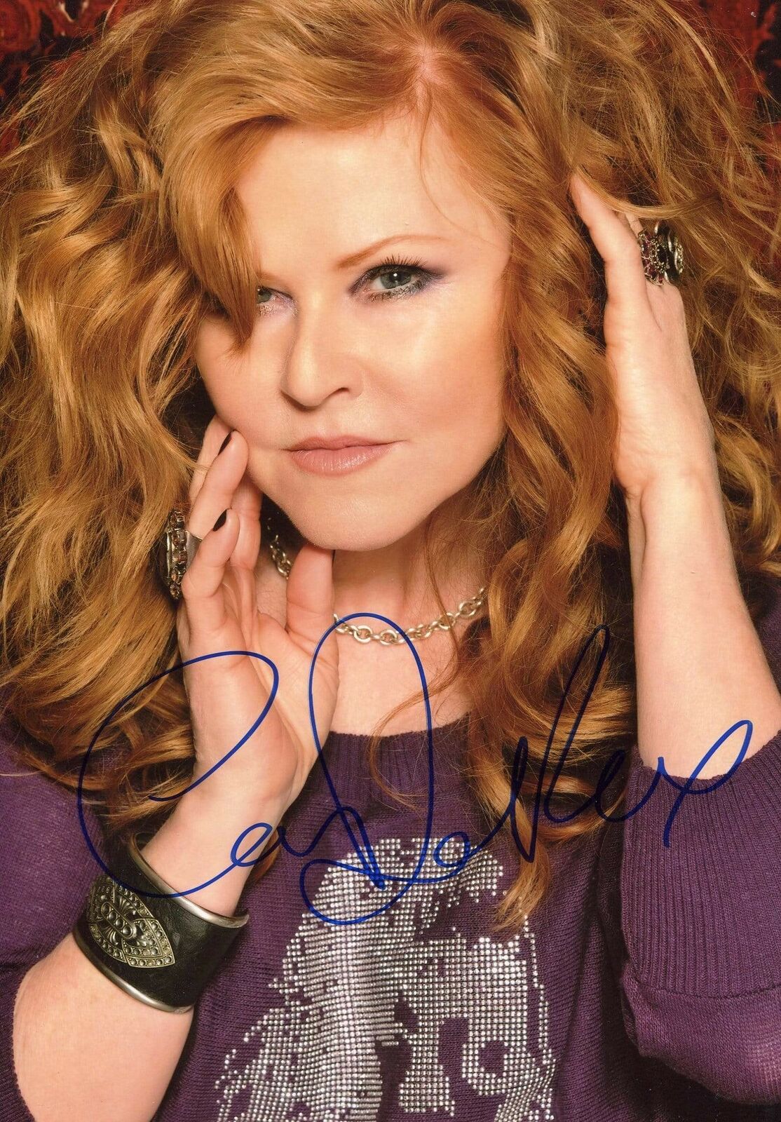 LEAD SINGER Carol Decker T'PAU autograph, In-Person signed Photo Poster painting