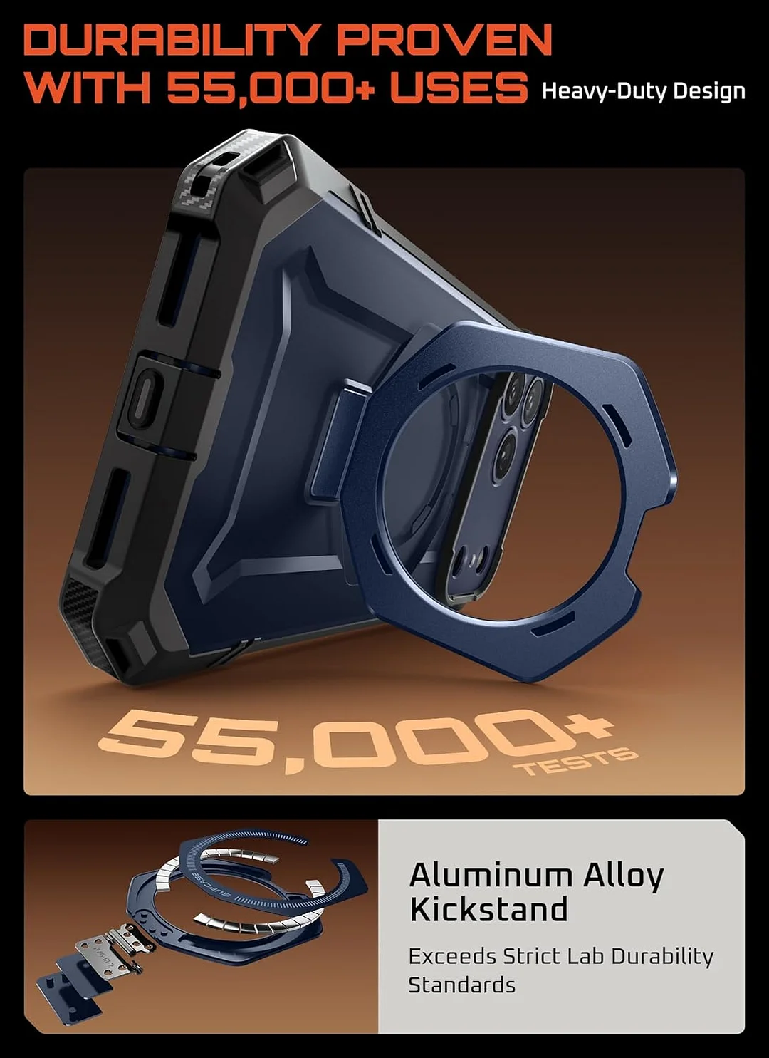 Compatible with iPhone 17 Pro Max Case with Kickstand (Unicorn Beetle Grip), [Camera Control Cover] [MagSafe Compatible] [Military-Grade Drop Protection] Heavy Duty Magnetic Phone Case