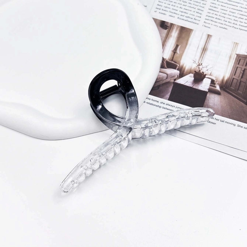 Women’s Basic Minimalist Geometric Square Plastic Hair Claws
