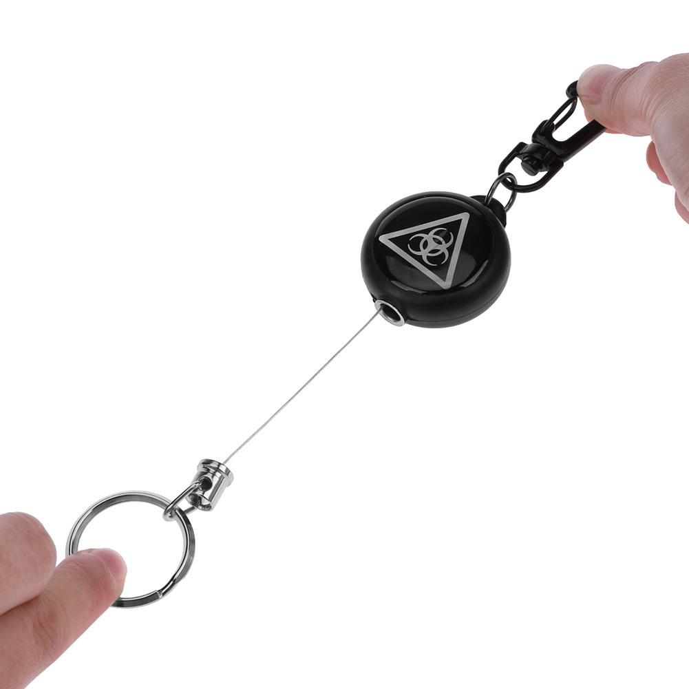 

Outdoor Steel Rope Burglar Retractable Key Chain Camping Key Ring, 501 Original