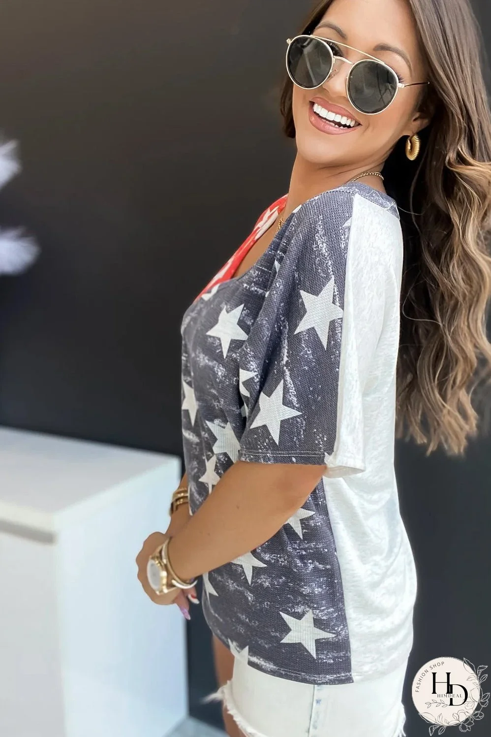 Summer Star Print T-Shirt