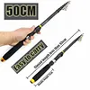 Carbon Fiber Fishing Rod Telescopic Spinning Rod Travel Rod Fishing Accessories