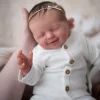 [New] 17" Real Lifelike Cloth Body Sleeping Reborn Newborn Baby Doll Girl Tassila - RBBI-Myrebornbabydoll® Myrebornbabydoll®