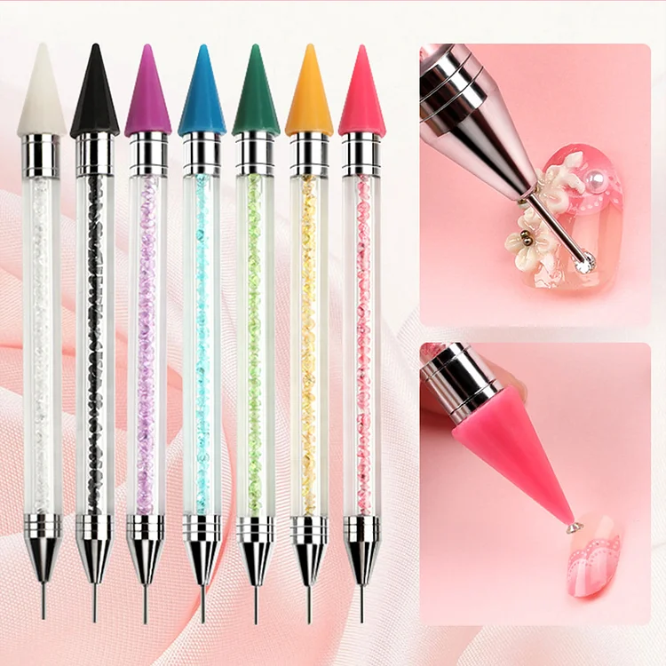 Diamond Painting Pens Double Heads Glue Point Drill Pen for Nail Art  Rhinestones