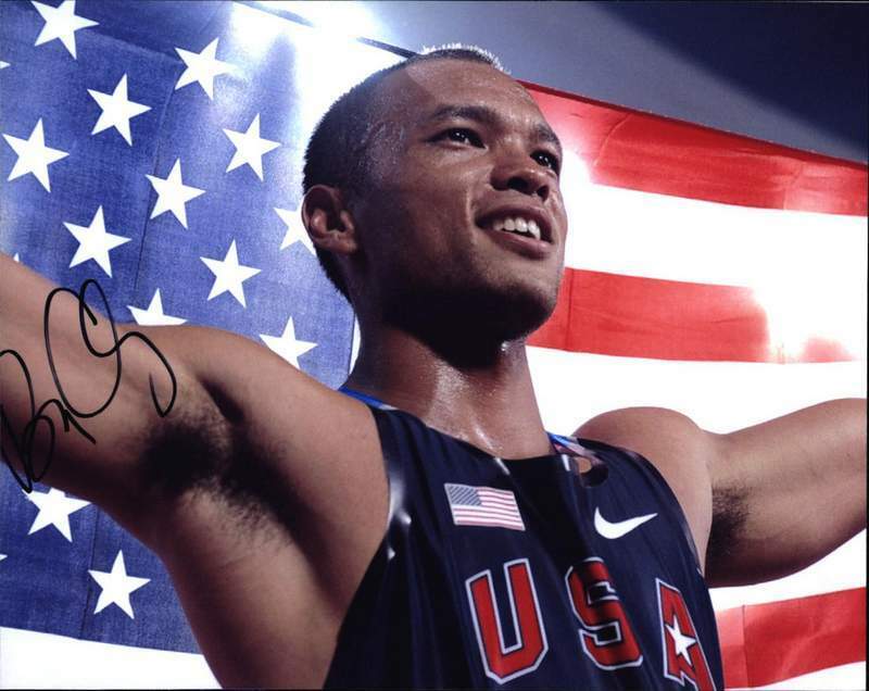 Bryan Clay authentic signed olympics 8x10 Photo Poster painting W/Cert Autographed 07