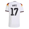 WIRTZ #17 Germany Home Player Version Jersey World Cup 2026