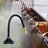 5M/10M Misting System Kit 360 Degree Bend Balcony Rainforest Sprayer for Garden