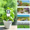 3 In1 Soil PH Tester LCD Temperature Humidity Meter for Flower Plant Potted