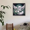 Cat Angel Wings-Special Shaped Diamond Painting