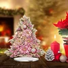 DIY Xmas Tree Diamond Painting Single-sided Acrylic Desktop Ornaments