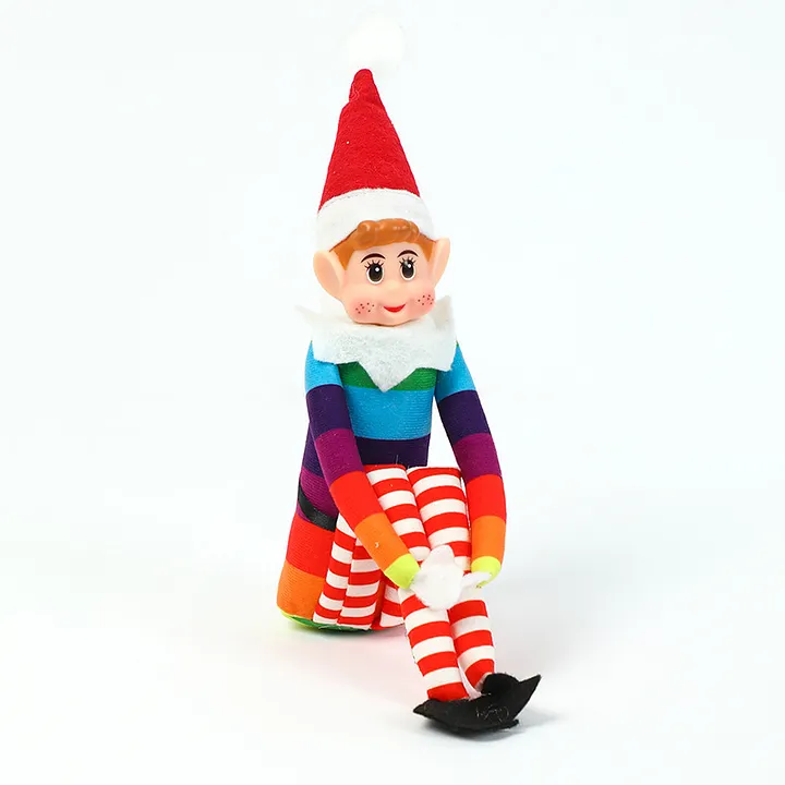 Christmas Long-legged Elf Plush Doll Christmas Toy Mall Window Display Decoration