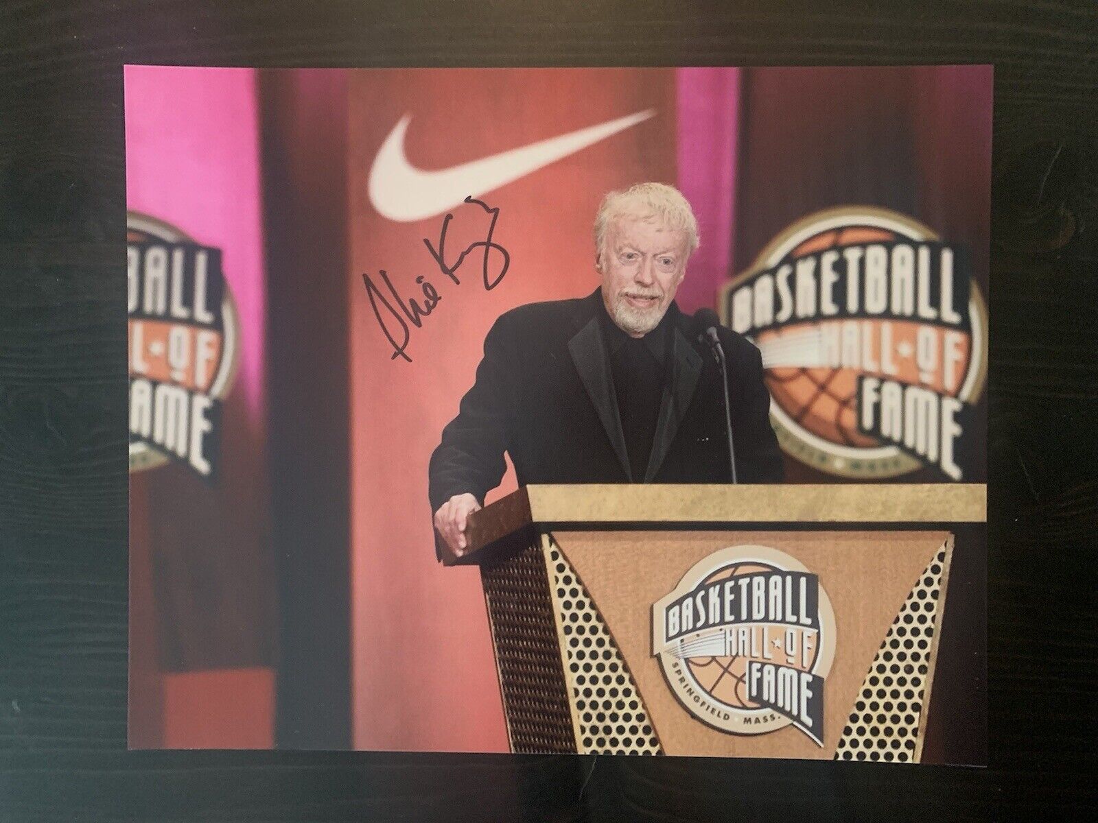 PHIL KNIGHT SIGNED 8x10 Photo Poster painting NIKE CEO BASKETBALL HALL OF FAME OREGON