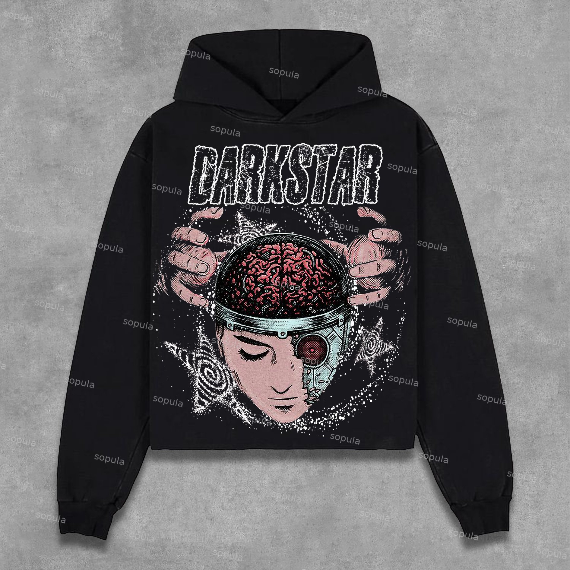 Sopula DarkStar Brainstorm Street Graphic Pocketless Hoodie