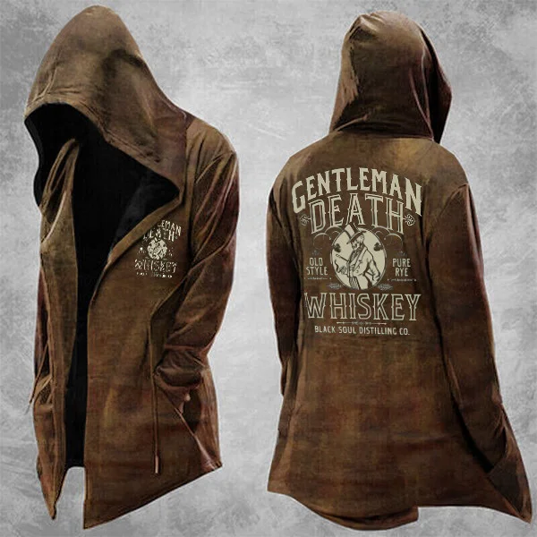Mens Whiskey Printed Casual Jacket