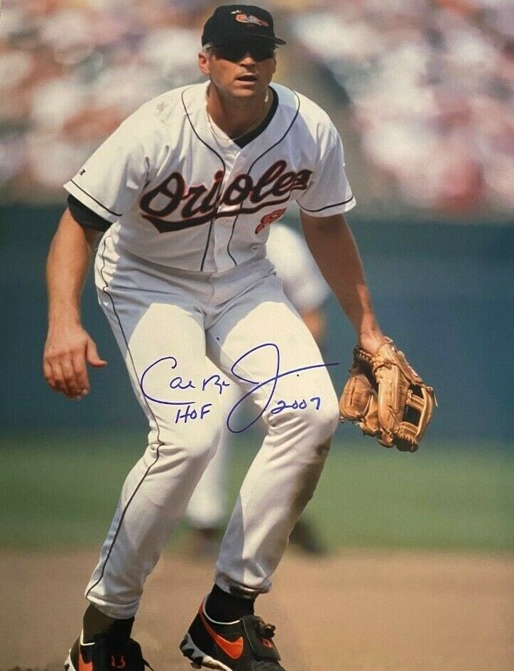 Cal Ripken signed autographed 11x14 Photo Poster painting Hall of Fame Inscription