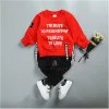 Kid Baby Boys Set  Long Sleeve Sports Suit 2 Pcs Set