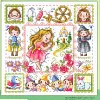 Sleeping Beauty-14CT Stamped Cross Stitch Egyptian Cotton 30*30cm/11.81*11.81in tapestrymarket