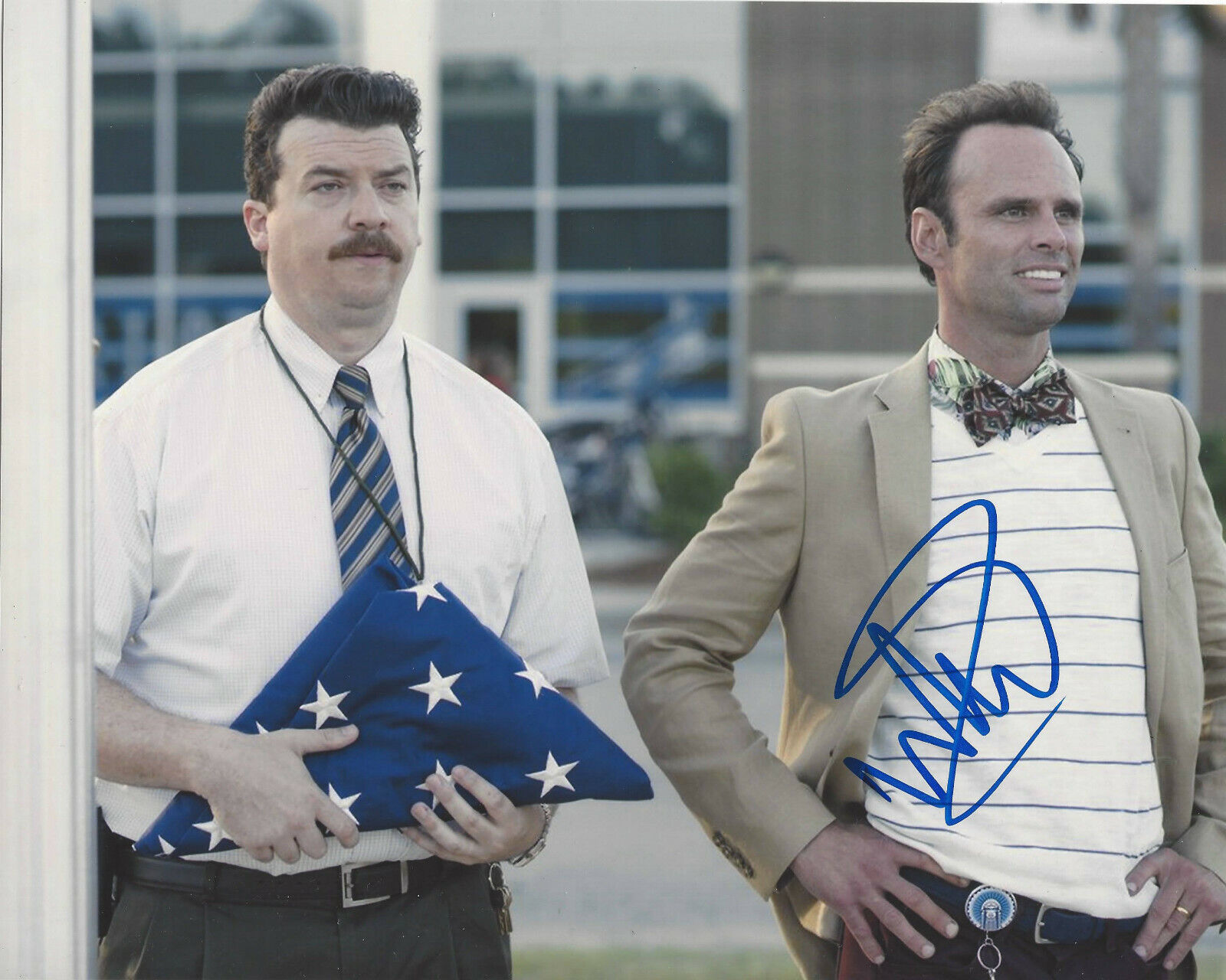 WALTON GOGGINS SIGNED AUTHENTIC 'VICE PRINCLES' 8X10 Photo Poster painting COA THE SHIELD ACTOR