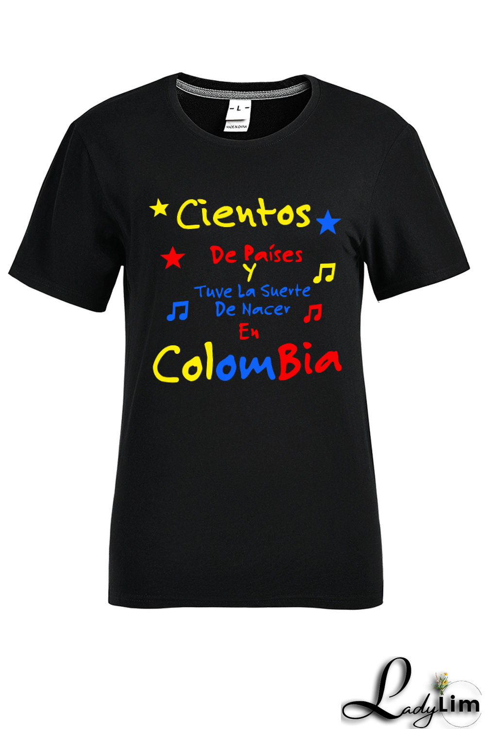 White Fashion Street Print Letter O Neck T-Shirts