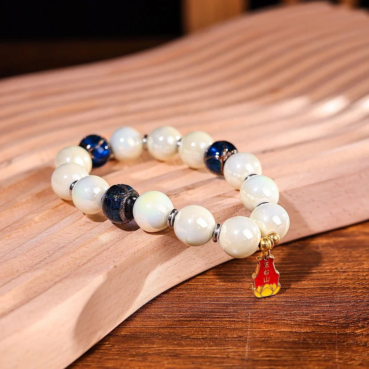 Thangka Buddha Incense Ash Liuli Protection and Purification Bracelet