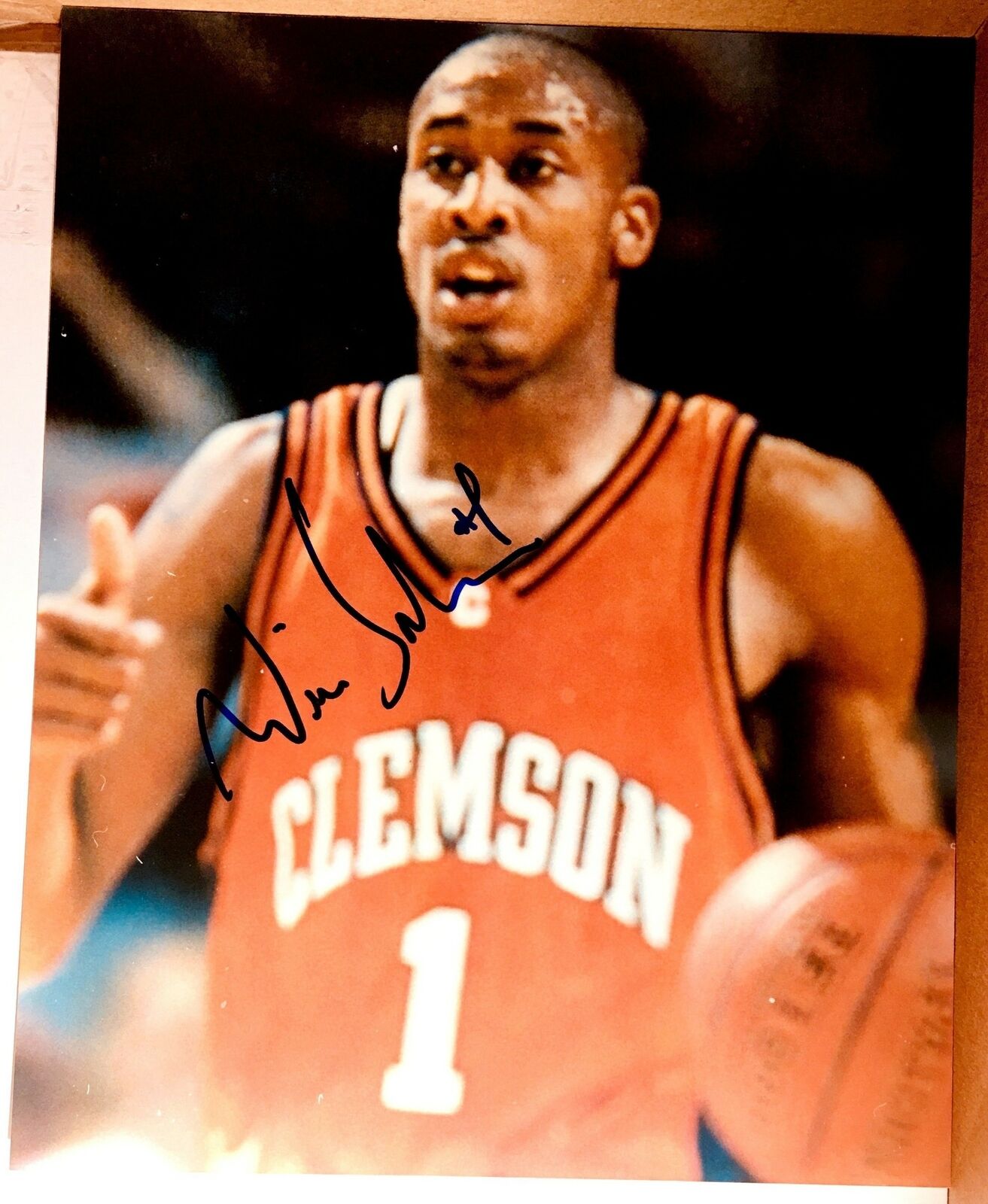 Will Solomon Signed 8x10 Photo Poster painting Clemson Tigers Raptors Kings Grizzlies Autograph