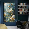 Lotus-11CT Stamped Cross Stitch 40*70cm/15.75*27.56in(Big Size)