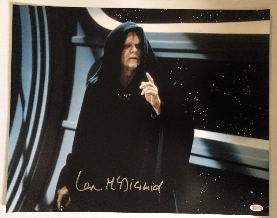 Ian Mcdiarmid Signed Autographed 16x20 Photo Poster painting Star Wars Emperor JSA COA 2