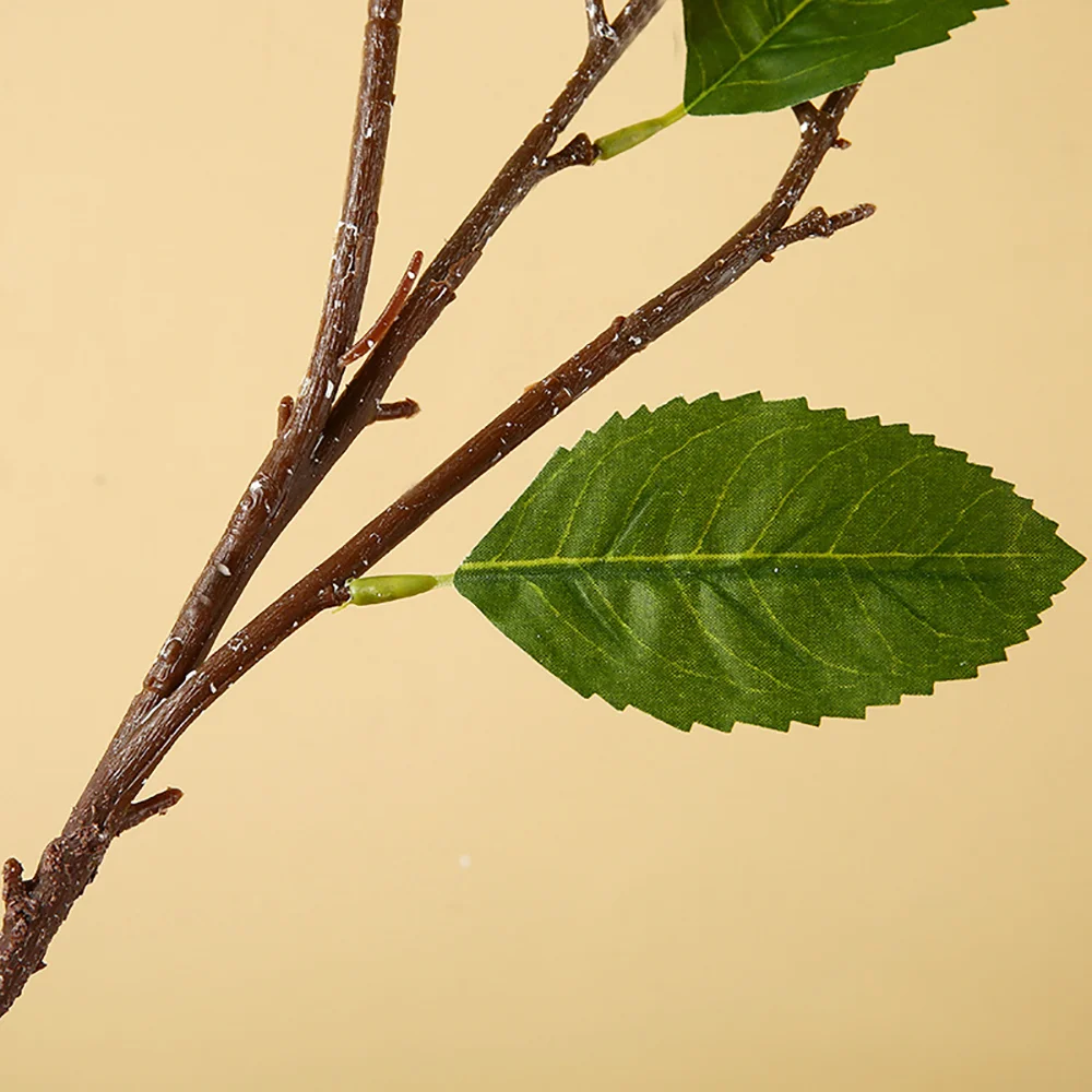 Simulation lemon fruit lemon branches and leaves green plant ornaments home decoration