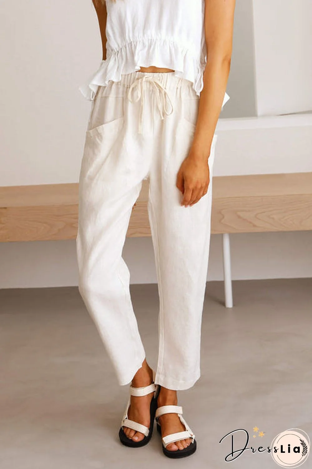 Relaxed Drawstring Pants