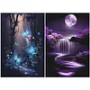 (Multi-Style) Butterfly Waterfall-14CT Stamped Cross Stitch 40*60cm(Big Size)
