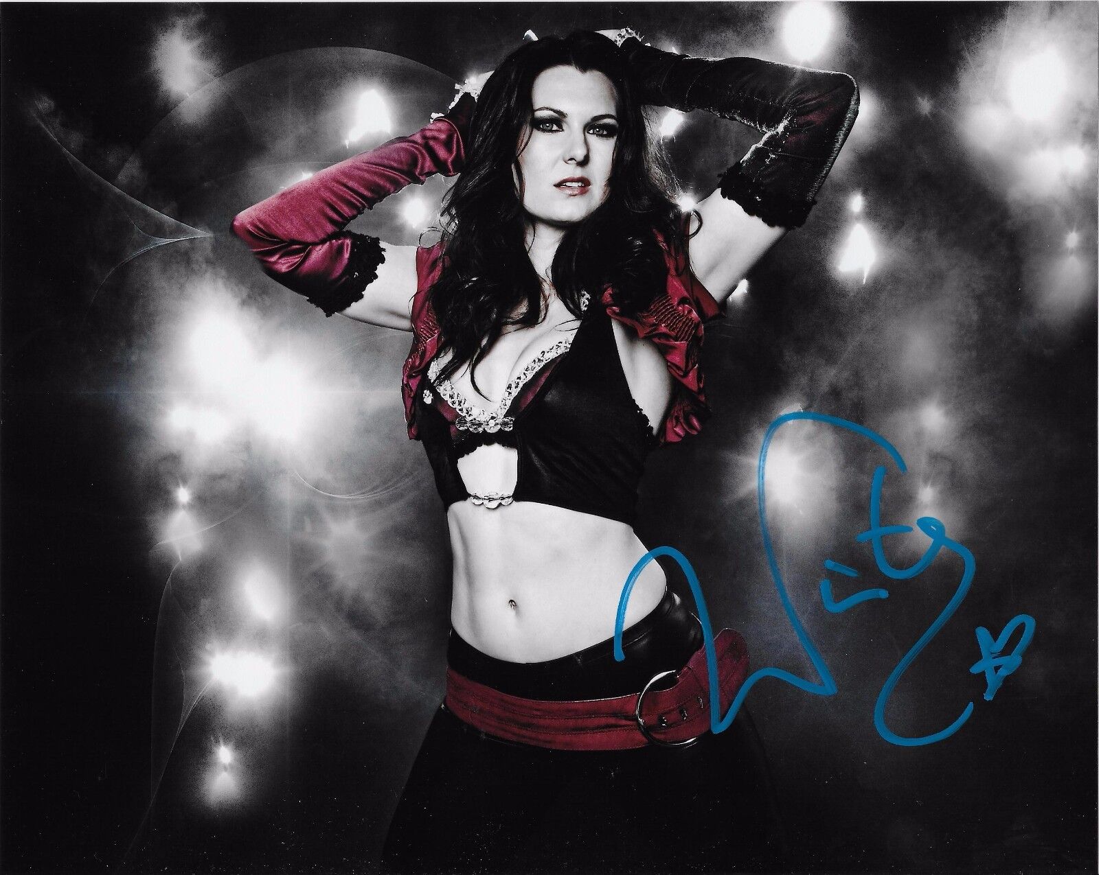 WINTER TNA KNOCKOUT SIGNED AUTOGRAPH 8X10 Photo Poster painting #2 W/ PROOF