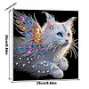 Framed Diamond Painting - Special Shaped - Cat (25x25cm)
