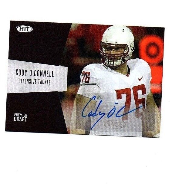 Cody O'Connell Stanford signed autograph 2018 HIT Draft rookie card