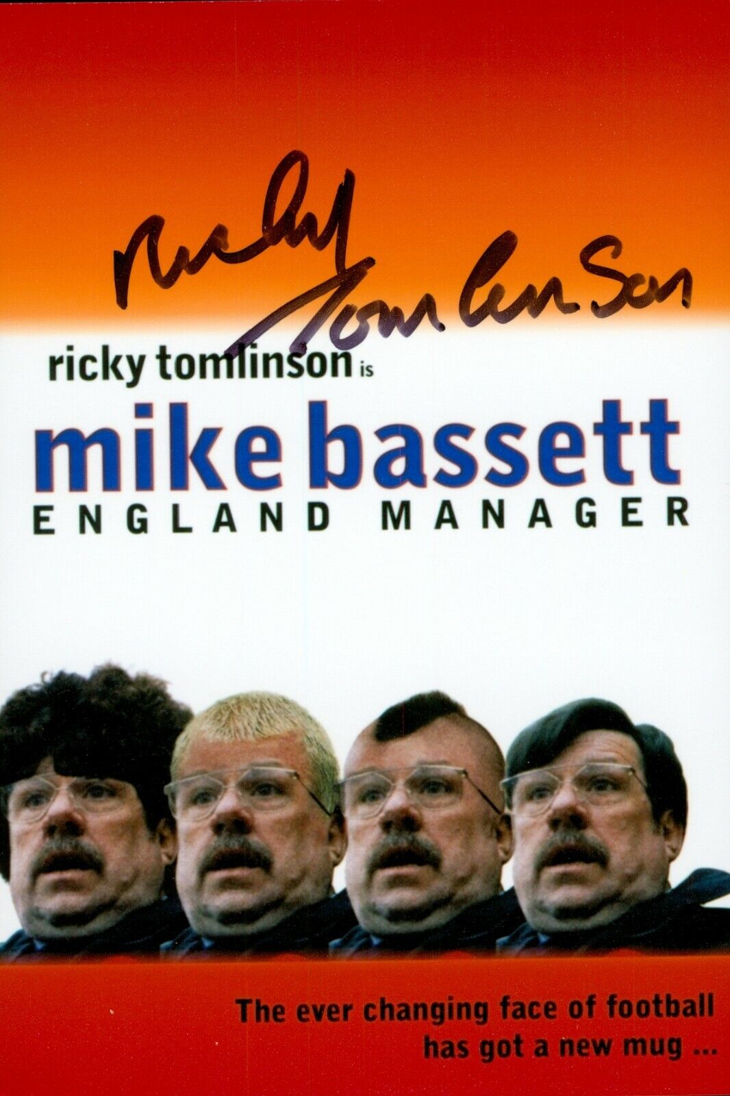 Ricky Tomlinson Signed 6x4 Photo Poster painting Royle Family Jim Mike Bassett Autograph + COA