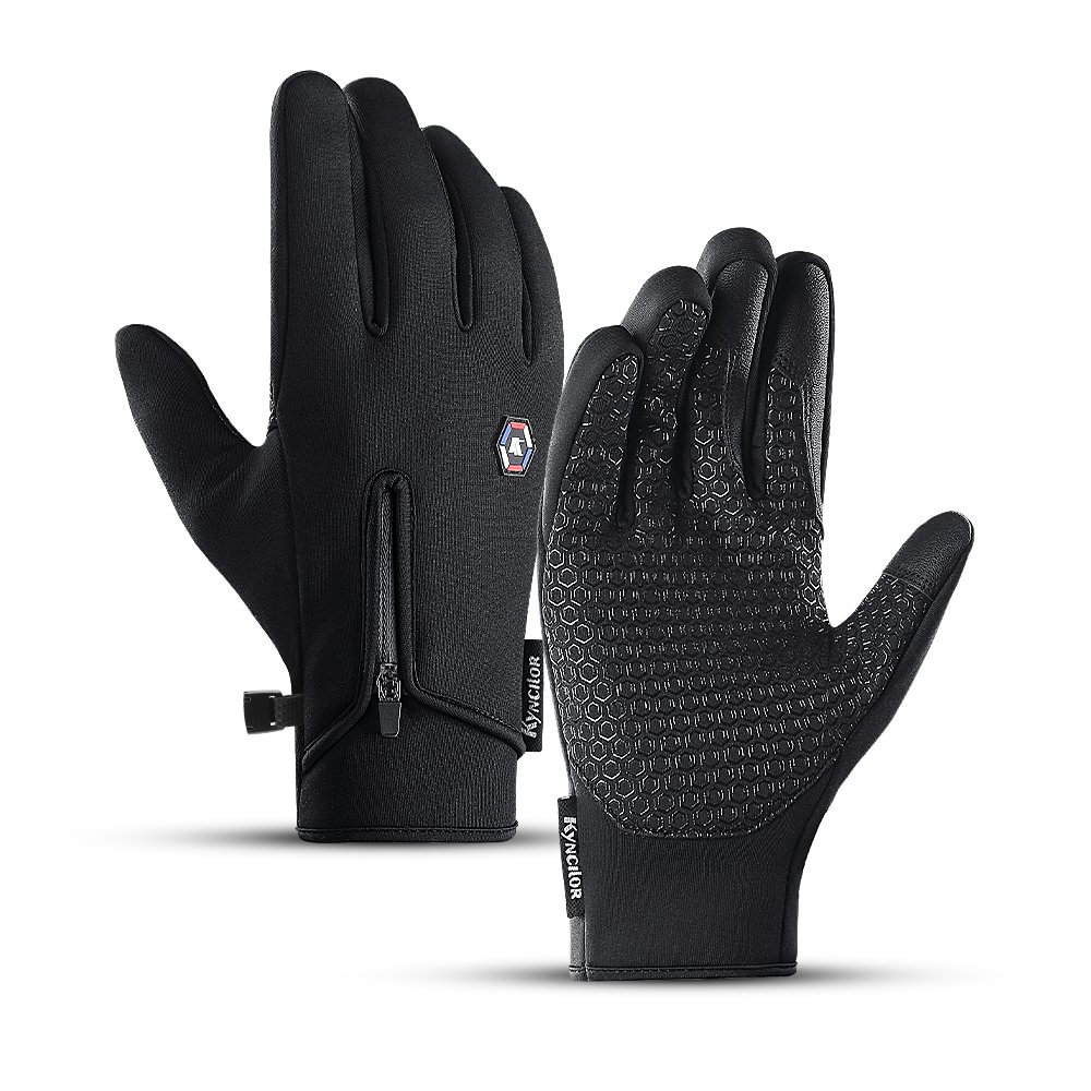 Cycling Gloves Anti Slip Touch Screen Gloves Windproof Waterproof Winter Warm Gloves for Running,Biking,Driving,Hiking KissBear Winter Gloves for Men Women
