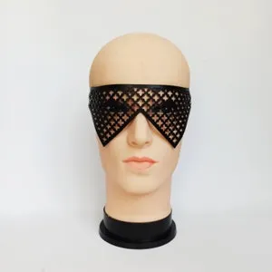 pornhint Pornhint Black Leather Mask Fetish Mask black genuine leather adult toys bdsm