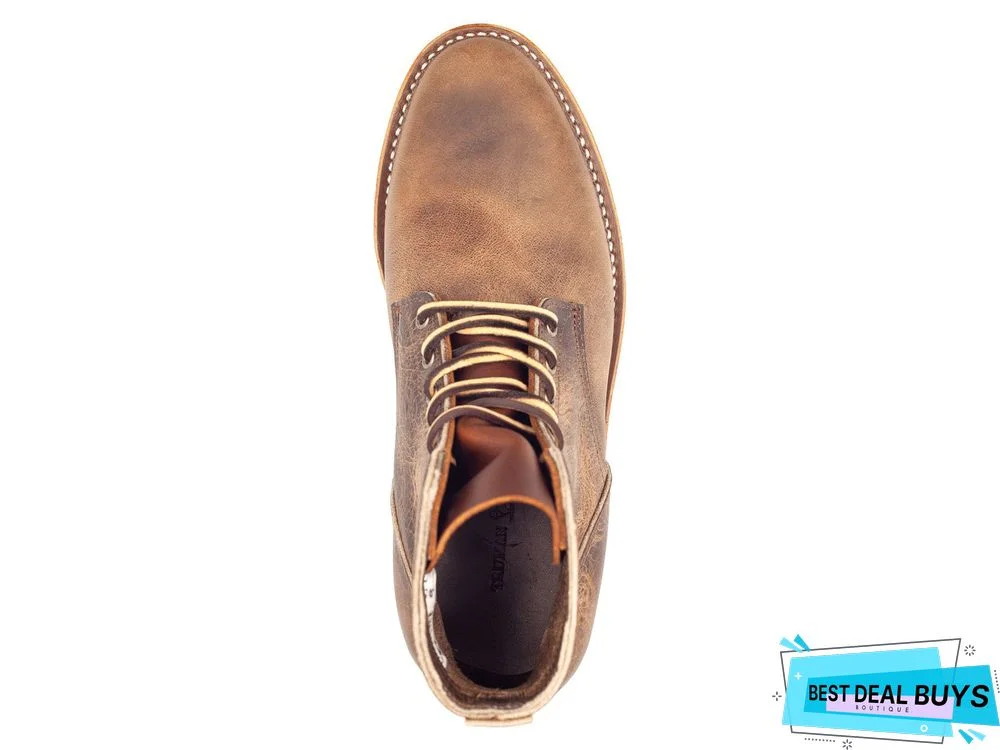 Cow Split Leather Men Boots Comfortable Boots Men Footwear Rubber Ankle Boots Men's Shoes