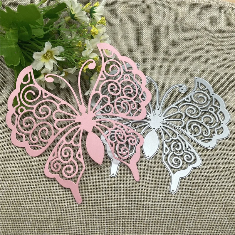 Large Butterfly Metal Cutting Dies Stencils For DIY Scrapbooking Decorative Embossing Handcraft Template