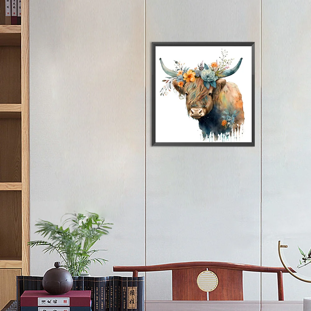 Diamond Painting - Full Round Drill - Flower Yak(Canvas|30*30cm)