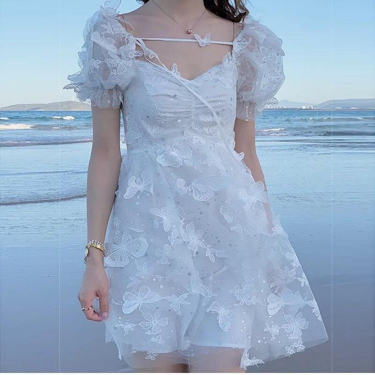 Butterfly Angel Sparkle Princess Lolita Fairy Dress SS2061