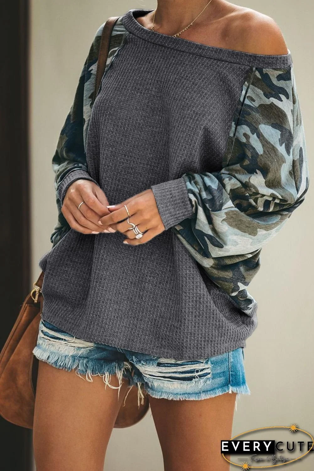 Squadron Thermal Camo Contrast Dolman Top