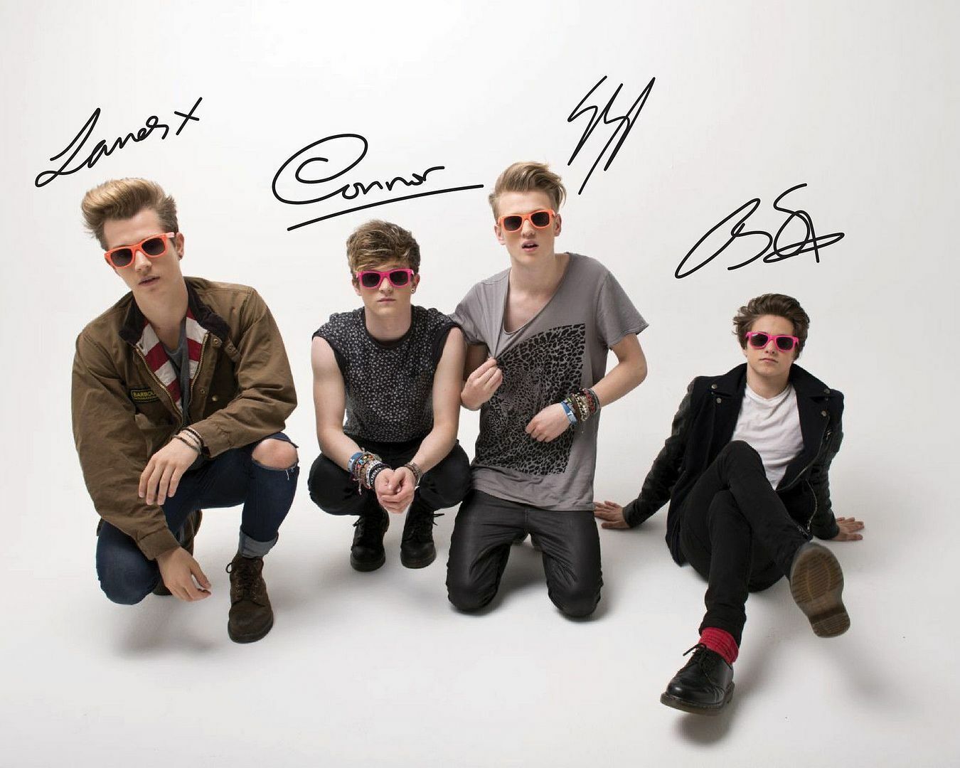 The Vamps Autograph Signed Photo Poster painting Print