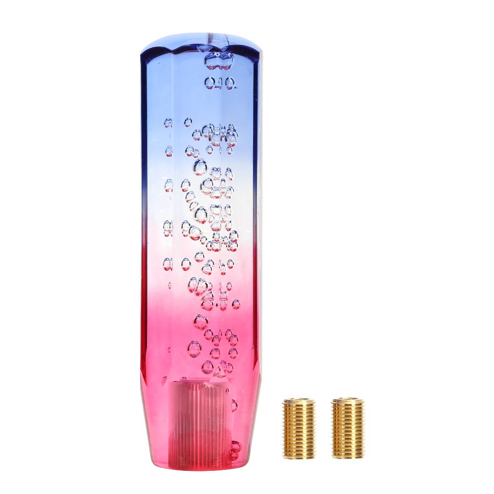 

Car Gear Shift Knob Crystal Bubble Manual Gear Stick Lever Head Blue+Red, 501 Original