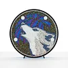 DIY diamond painting light dedicated full diamond LED night light | Wolf