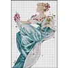 (Big Size)[Brand]Summer Queen - 14CT Stamped Cross Stitch - 43*60cm - Character